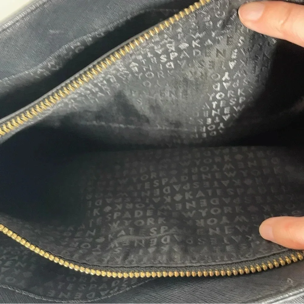 Kate Spade Laurel Way Jaymes Black Saffiano Leather Tote